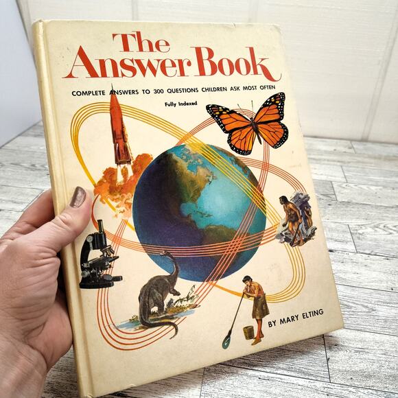 The Answer Book 300 Questions Children Ask Most Often - Mary Elting HC Book 1963 - Picture 1 of 15